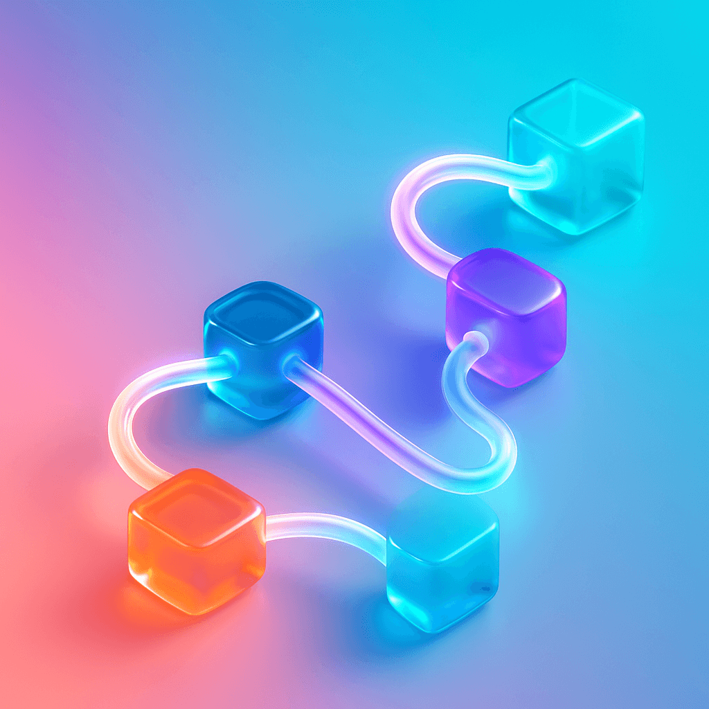 Flowing glass automation pipeline
